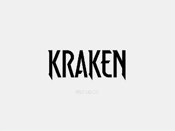 Kraken font