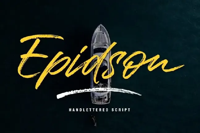 Epidson Brush Script font