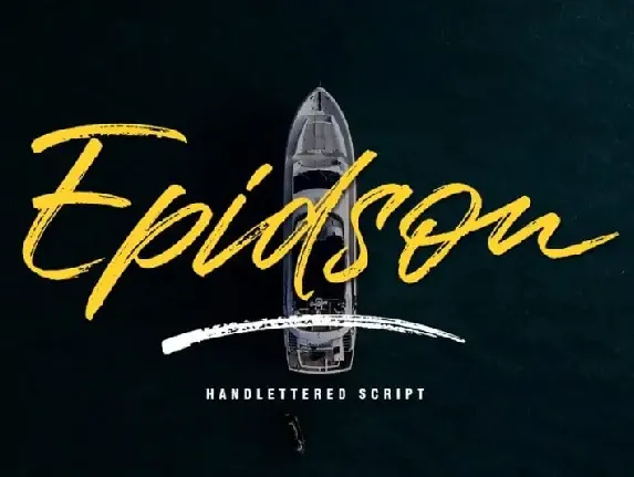 Epidson Brush Script font