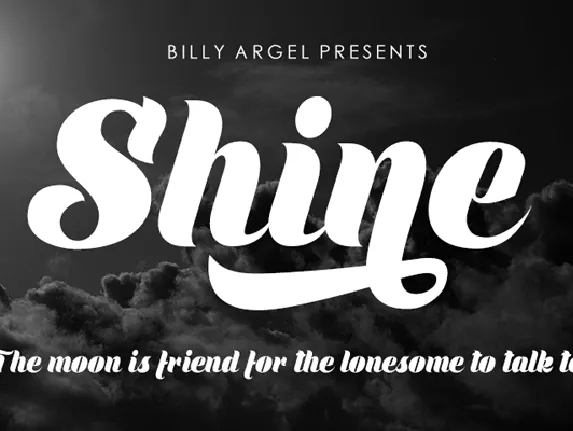 Shine Script font