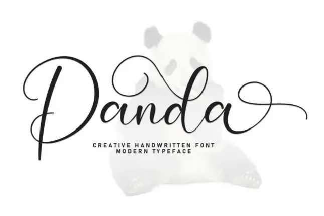 Panda Script Typeface font