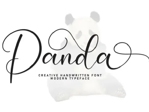 Panda Script Typeface font