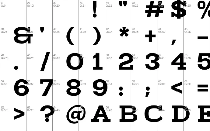 Bidamo font