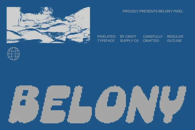 Belony Pixel font