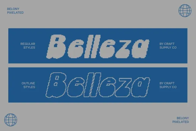 Belony Pixel font