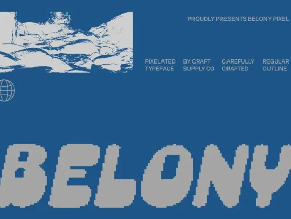 Belony Pixel font