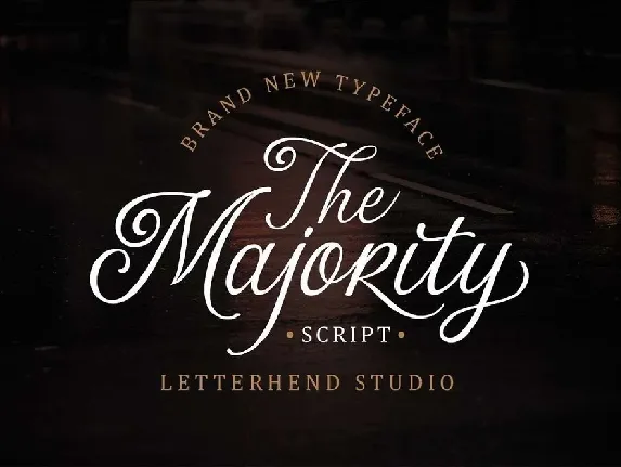 The Majority Script Free font