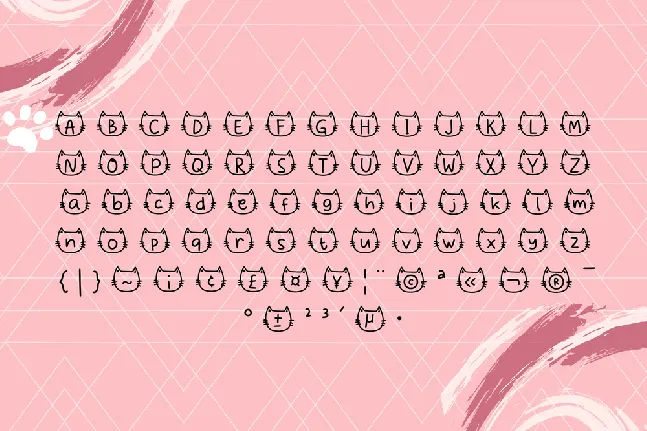 Meows Nepil font