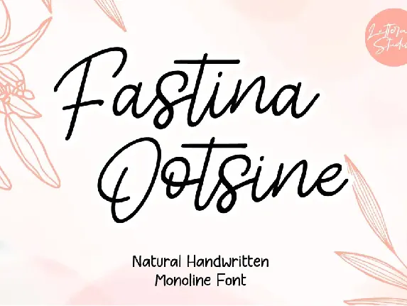 Fastina Ootsine - Personal Use font