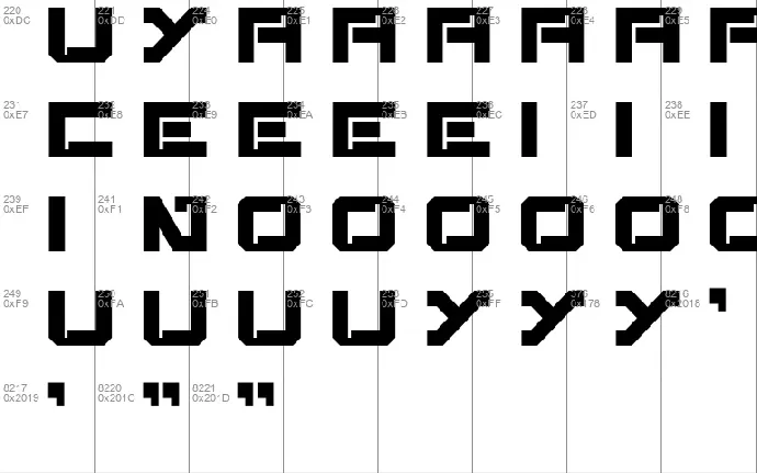 Broxy font