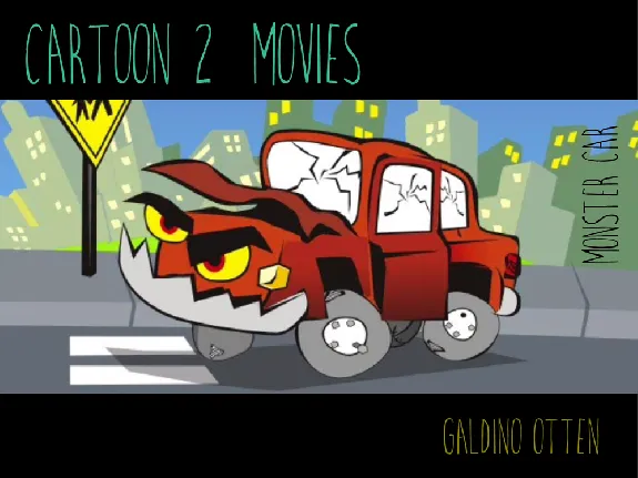 Cartoon 2 Movies font