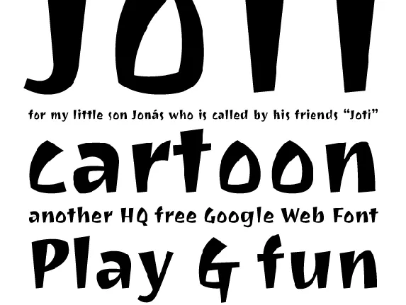 Joti One font