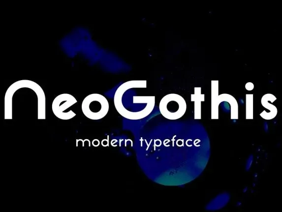 Neo Gothis font