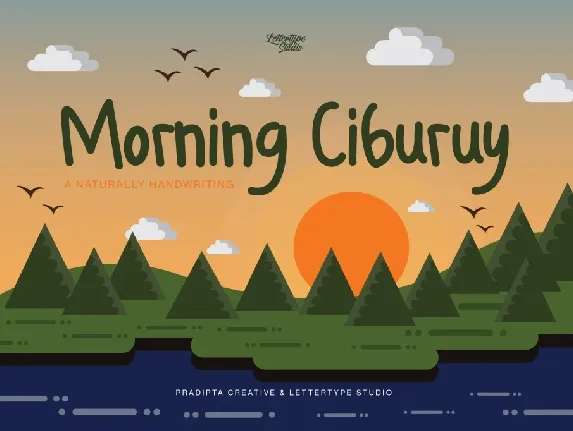 Morning Ciburuy font