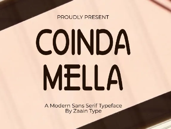 Coinda Mella font