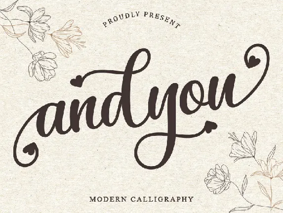 Andyou - Personal Use font