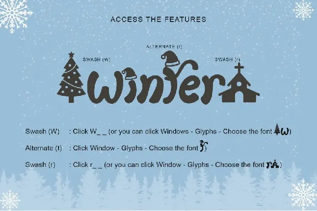 Winter Claus font