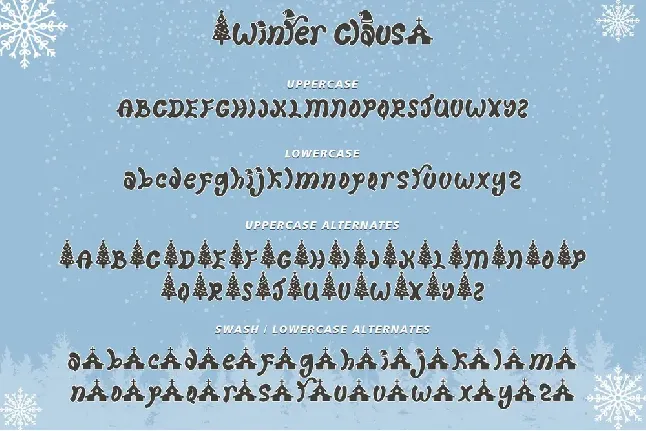 Winter Claus font