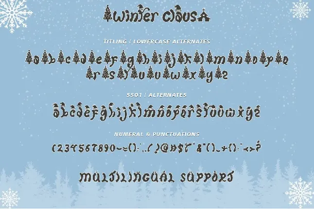 Winter Claus font