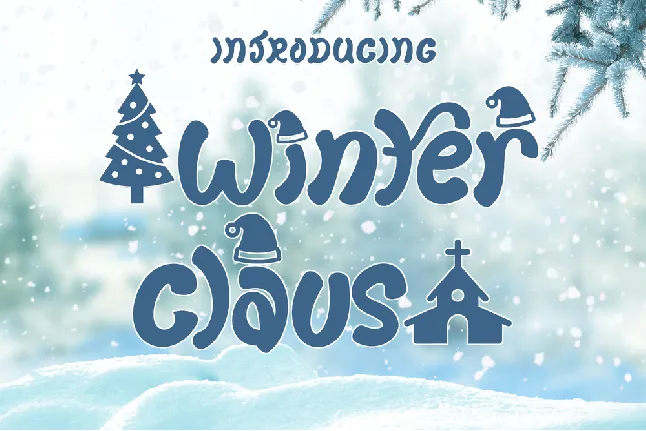 Winter Claus font