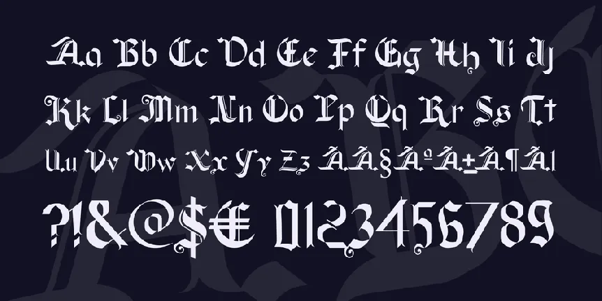 Old Wise Lord font