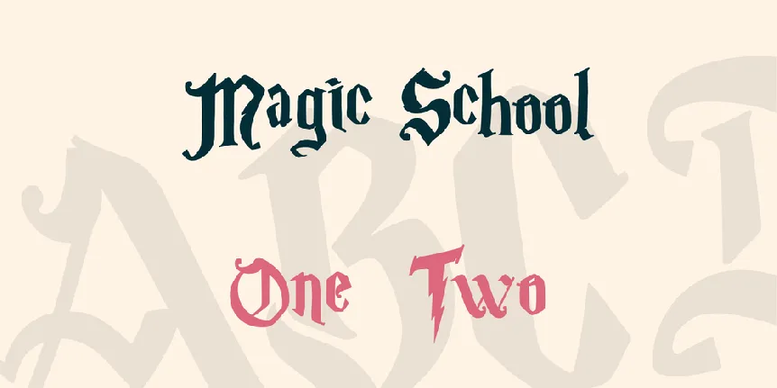 Magic School font