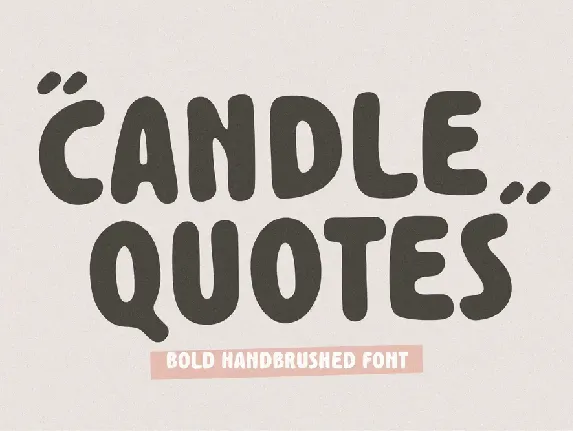 Candle Quotes font