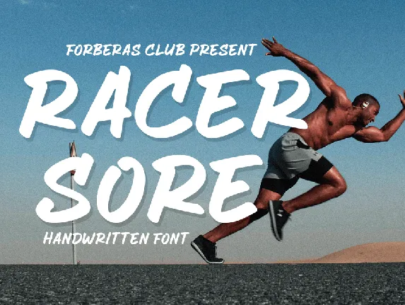 Racer Sore font