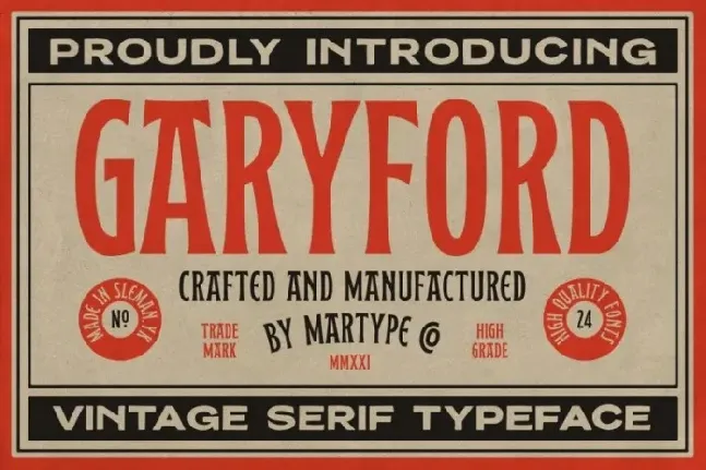 Garyford font