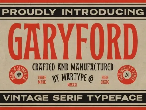 Garyford font