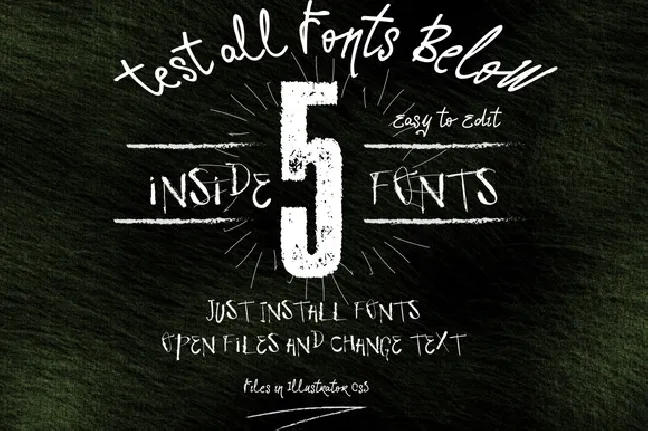 BUNDLE FONTS 133421