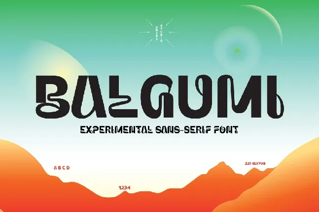 Balgumi Demo font