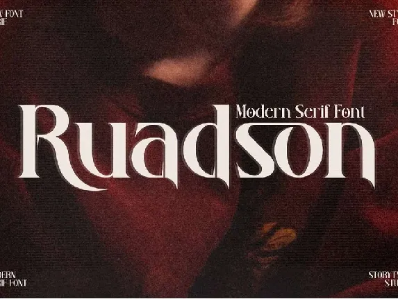 Ruadson font