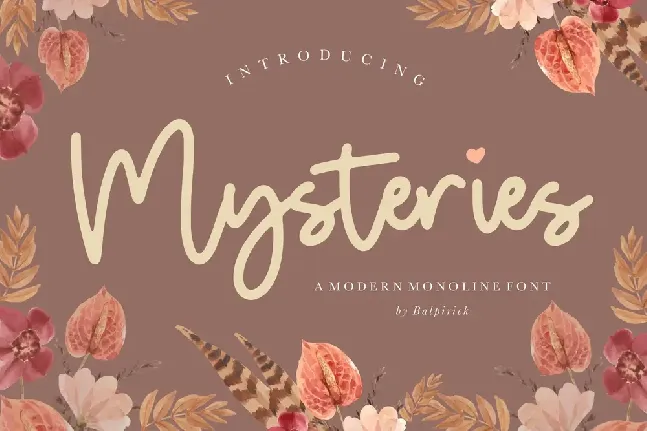 Mysteries font