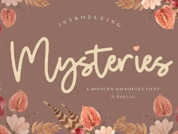 Mysteries font