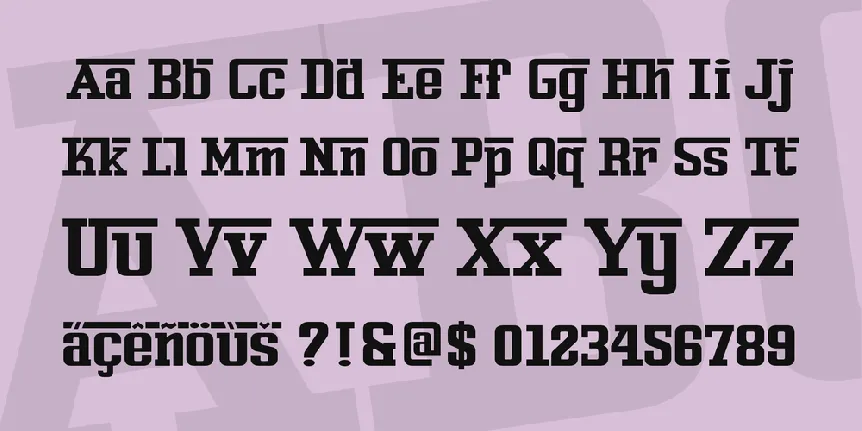 Ferro Rosso font