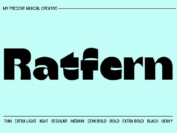 Ratfern font