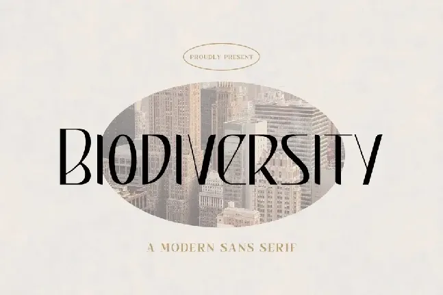 Biodiversity font