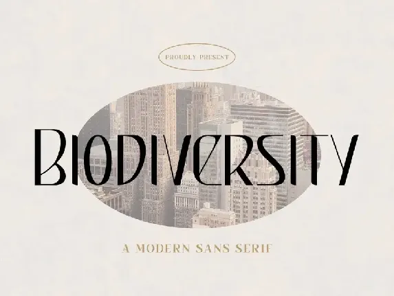 Biodiversity font