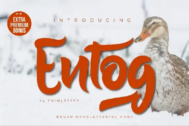 Entog Script font