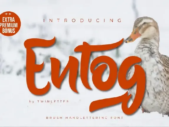 Entog Script font