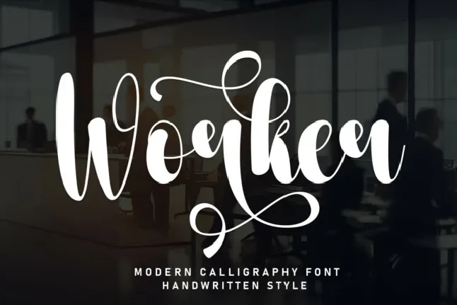 Worker Script font