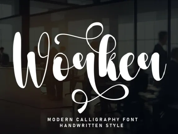 Worker Script font