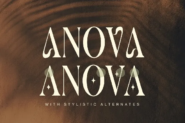 Anova DEMO font