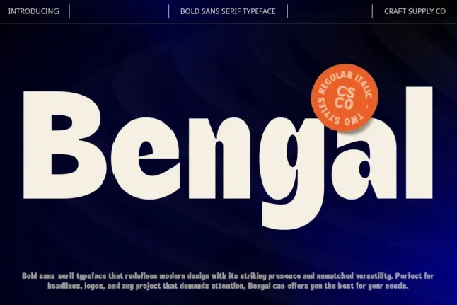 Bengal font