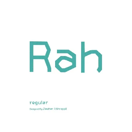 Rah font