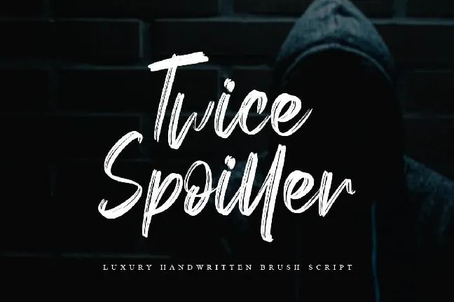 Twice Spoiller font