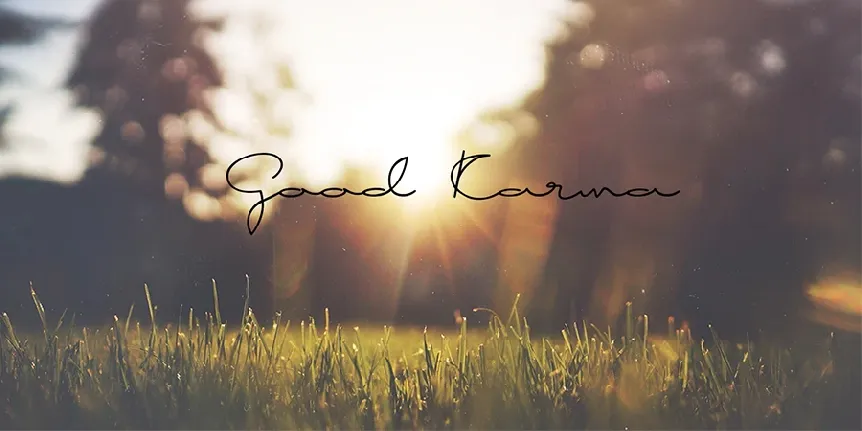 Good Karma Free font