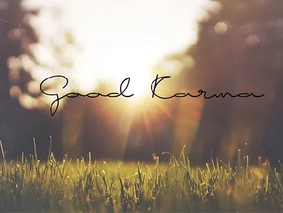 Good Karma Free font