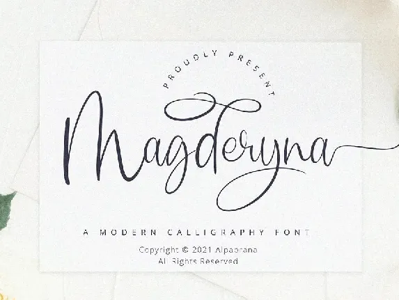 Magderyna font